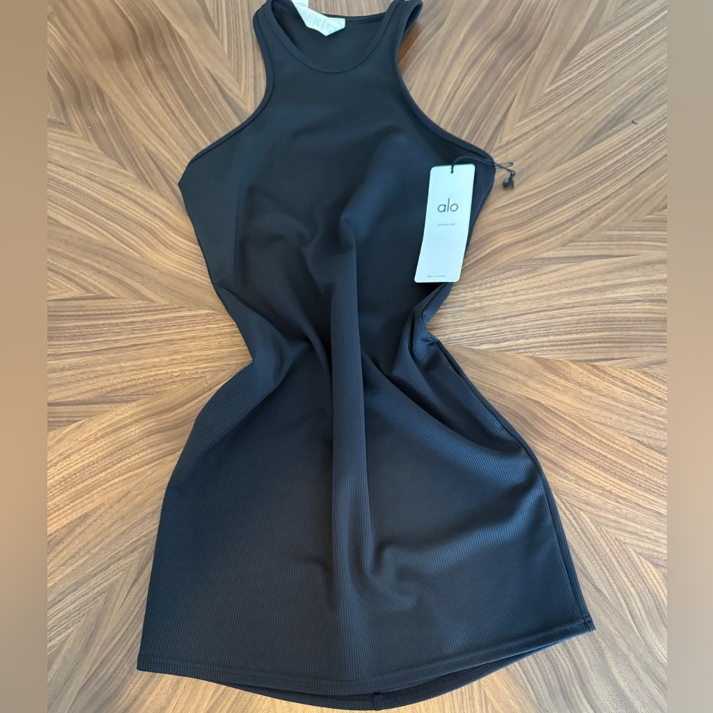 ALO Yoga Women's Black Mini Dress